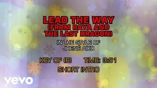 Jhené Aiko - Lead The Way (From Raya And The Last Dragon) (Karaoke)