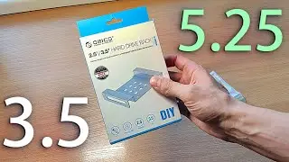 адаптер переходник для жесткого диска SSD/HDD 2.5"/3.5" to 5.25"