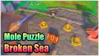 How Complete Mole Puzzle in Broken Sea - Genshin Impact V4.8