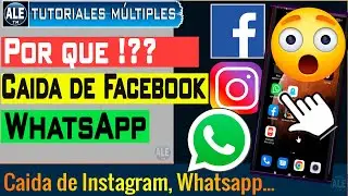 No Hay Facebook, WhatsApp E Instagram - Por Que? | Reportan caída de redes sociales