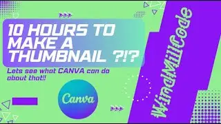 10 hours to make a thumbnail ?!? Not with Canva