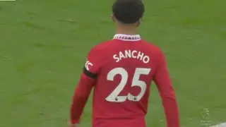 Sancho and Wan Bissaka Enjoyed The Game vs Leicester