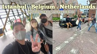 FLY WITH US TO EUROPE ✈️ | 1ST STOP: BREDA, NETHERLANDS W/ BELGIUM SIDE TRIP (VLOG) | EUROPE 2022