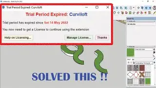 How to use any expired extension in sketchup easily !!( without purchase)