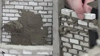 How to build a brick wall - Amazing Bricklaying