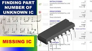 {927} How to find unknown ic number, missing ic part number