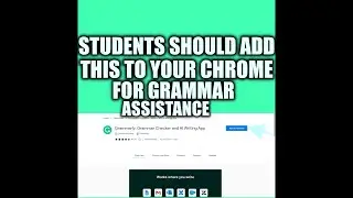 How can I add the Grammarly extension to Google Chrome to check grammar?