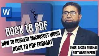 How to Convert Word DOCX to PDF format, Conversion DOCX to PDF,  Convert DOCX to PDF, 