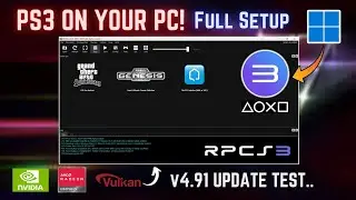 Full Setup RPCS3: PS3 Emulator on PC in 2024 - Nvidia & AMD Radeon Graphics Fix!