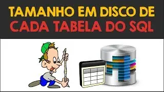 TAMANHO de CADA TABELA do SQL