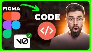 I Convert Figma Designs into CODE in SECONDS with V0.dev! 