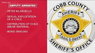 Sheriff: Cobb County deputy arrested for sexual  exploitation of a child, other charges