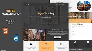 Responsive Hotel Management Website With HTML & JS | CodicGyan