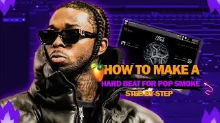 HOW TO MAKE A HARD BEAT FOR POP SMOKE , DARK NY DRILL BEAT 🔥 2023