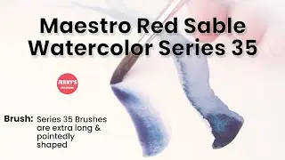 Da Vinci Maestro Kolinsky Red Sable Watercolor Brushes Series 35 visual features