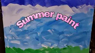 Acrylic Easy Painting Ideas no. 36 Summer easy painting