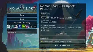 When Does No Mans Sky NEXT Release on Playstation 4?