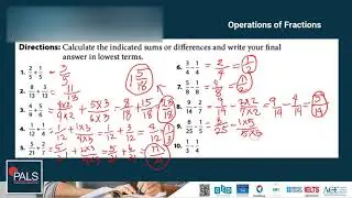 Pass GED Math | Operations of Fractions