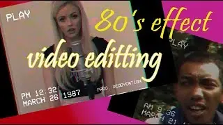 SONY VEGAS 80's Music Video Retro style Editing Tutorial NO PLUGIN