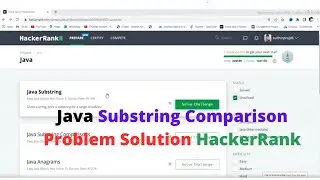 Java Substring Comparison Problem Solution HackerRank