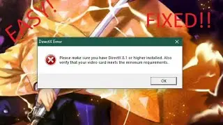 How to fix command and conquer generals(zero hour) DirectX 8.1 error | windows 10