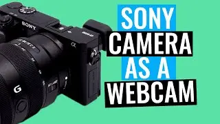 Use Sony Camera as a WEBCAM! (MAC) Sony Imaging Edge Webcam (Free Software)