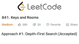 LeetCode Keys and Rooms Solution Explained - Java