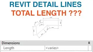 Detail lines total length - Revit tutorial