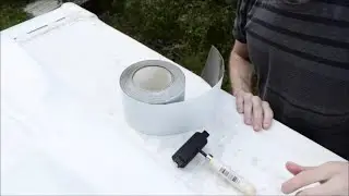 Camper RV Roof Sealing Repair with Beech Lane Eternabond Seal Tape