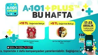 A101 Plus'ta bu hafta! A101 Plus'ı hemen indirin, birbirinden çeşitli ürünlerde bakiye kazanın! 🎊