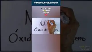 ¡Nombra el N₂O₃ en Nomenclatura Stock en 1 Minuto!