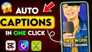 Auto Caption Generator For Video In Hindi // How To Add Captions & Subtitles Short Video