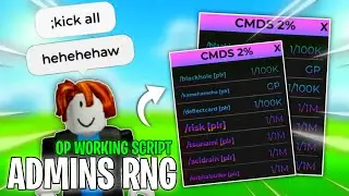 Admins RNG Op Script ~ Auto Roll, Complete Obby & More! | Best For Trolling Everyone