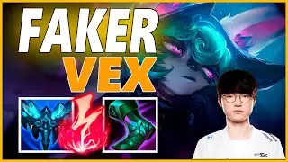 ⚡FAKER VEX MID GAMEPLAY⚡SEASON 12 LEAGUE OF LEGENDS