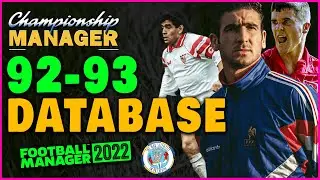 FM22 | FIRST LOOK 👀 1992-93 DATABASE | FOOTBALL MANAGER 2022