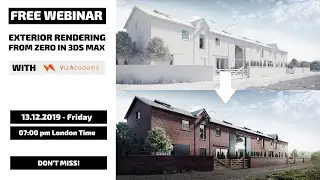 3ds Max - Exterior Rendering Tutorial [From Zero]