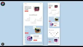 How to Create Cool Landing Page in Figma  | Landing Page Design Tutorial 2023 |