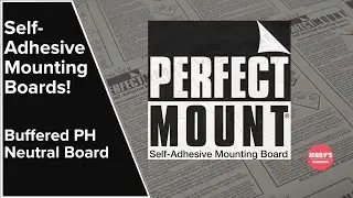 What's a great Mounting Board? Crescent Perfect Mount Self-Adhesive Mounting Boards!