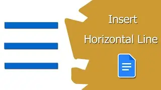 How to Insert a Horizontal Line with Google Docs