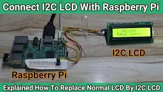 Connect I2C display with Raspberry pi
