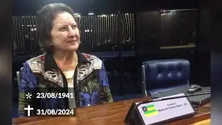 Corpo de ex senadora Maria do Carmo é sepultado em Sergipe