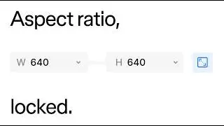 Aspect Ratio: Locked | Figma