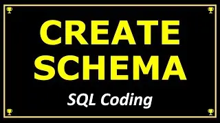 SQL SERVER CREATE NEW SCHEMA