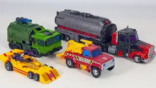 Transformers Legacy Laser Optimus Prime Lift ticket Dragstrip BulkHead Truck Vehicles Car Robot Toys