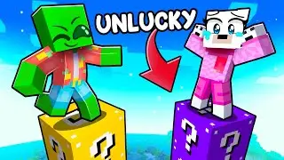 Fooling My Friends with UNLUCKY BLOCKS in Minecraft!