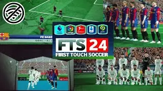 Install dan Review First Touch Soccer 2024 New Update MproGaming di Android 12 Vivo Y20 FunTouch OS