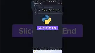 python string slicing to the end 