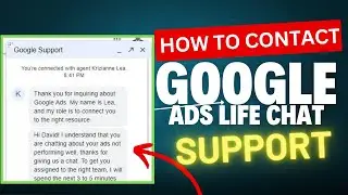 How to contact google ads LIVE CHAT support 2024