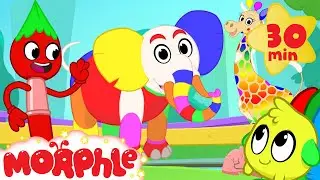 Magic Colors! Morphle The Paint Brush Colors the world! Learn color video for kids!