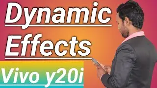 Vivo y20i Dynamic Effects || Facial recognition animation || Charging animation